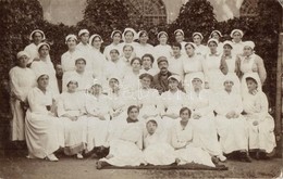 T2/T3 Első Világháborús Katonai Kórház, Nővérek Egy Katonával / WWI K.u.k. Military Hospital, Nurses Group Photo + K.u.K - Sin Clasificación