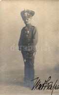 * T2 August Von Mackensen Saját Kezű Aláírásával! / August Von Mackensen Wearing The Totenkopf (skull And Cross Bones) W - Unclassified