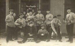 T2 1915 Hauskapelle Brr! / WWI German Military, Soldiers' Music Band, Humour. Group Photo - Unclassified