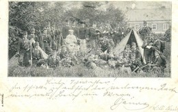 T2/T3 1899 Cs. ás Kir. Katonák Csoportképe / K.u.K. Military Group Picture With Soldiers (Rb) - Zonder Classificatie