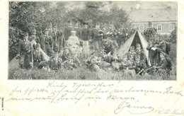 T2/T3 1899 Cs. ás Kir. Katonák Csoportképe / K.u.K. Military Group Picture With Soldiers (Rb) - Non Classificati