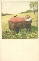 ** T2 Child In Baby Carriage In The Garden; A. R. Nr. 1356. S: Pauli Ebner - Non Classificati