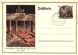 * T2/T3 1933 Deutschland, Deutschland über Alles! / Adolf Hitler Sworn In By German President Paul Von Hindenburg As Cha - Unclassified