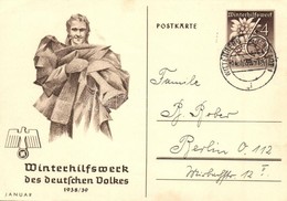 T2/T3 Winterhilfswerk (WHW) Des Deutschen Volkes 1938/39 Januar / 'Winter Relief Of The German People' NSDAP Nazi Party  - Unclassified