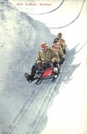 ** T1/T2 St. Moritz. Bobsleigh / Winter Sport, Five-men Controllable Bobsleigh - Zonder Classificatie