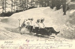 T2 Bobsleigh / Four-men Controllable Bobsleigh In Switzerland. Engadin Press Co., Samaden 551. Winter Sport - Zonder Classificatie