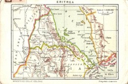 T3 Map Of Eritrea. Servizio Cartografico Del Ministero Delle Colonie (EB) - Non Classés