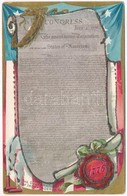 ** T2/T3 In Congress, July 4, 1776. The Unanimous Declaration Of The Thirteen United States Of America. The Declaration  - Zonder Classificatie