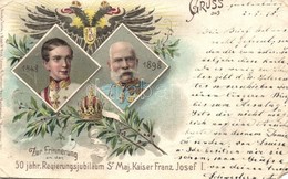 T4 1848-1898 Zur Erinnerung 50 Jähr. Regierungsjubiläum Sr. Maj. Kaiser Franz Josef I / Franz Joseph's 50th Anniversary  - Unclassified