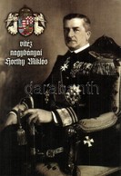 ** T2/T3 Vitéz Nagybányai Horthy Miklós, Magyar Címer - Reprint Képeslap (EK) - Zonder Classificatie