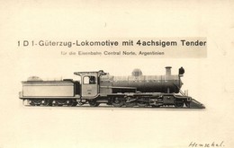 * T2/T3 Henschel & Sohn 1-D-1-Güterzug-Lokomotive Mit 4achsigem Tender Für Die Eisenbahn Centrale Norte, Argentinien / H - Ohne Zuordnung