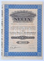 Belgium / Brüsszel 1927. 'Société De L'Equateur Pour Le Commerce L'Industrie Et L'Agriculture - SECIA Société Congolaise - Ohne Zuordnung