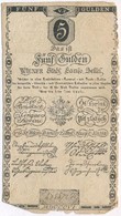 1806. 5G 'Bécsi Városi Bankócédula' Vízjeles Papíron T:IV
Habsburg Monarchy 1806. 5 Gulden 'Wiener-Stadt Banco-Zettel' W - Zonder Classificatie