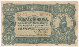 1923. 500K Nyomdahely Jelölés Nélkül T:III,III-
Adamo K34 - Zonder Classificatie