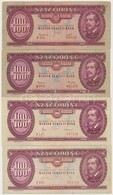 8db-os Forint Bankjegy Tétel, Mind Különféle évjárat, Közte 1949. 100Ft T:III,III- - Zonder Classificatie