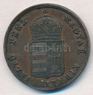 1848. 1kr Cu T:2,2- 
Adamo B1 - Non Classés