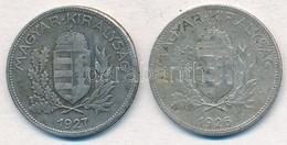 1926. 1P Ag + 1927. 1P Ag T:2,2- Patina - Sin Clasificación