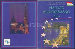 2004. 1c-2E 'Euro Próbaveretek' (8xklf) Fémpénz Szettben, Díszkiadás T:BU - Zonder Classificatie