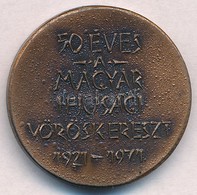 1971. '50 éves A Magyar Ifjúsági Vöröskereszt 1921-1971' Br Emlékérem (30mm) T:1-,2 - Sin Clasificación