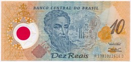Brazília 2000. 10R 'Brazília 500. évfordulója' Emlékbankjegy T:I,I-
Brazil 2000. 10 Reais '500th Anniversary Of Brazil'  - Zonder Classificatie