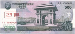 Észak-Korea 2008. 500W 'MINTA' T:I
North Korea 2008. 500 Won 'SPECIMEN' C.UNC - Ohne Zuordnung