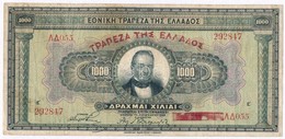 Görögország 1926. 1000Dr T:III,III- 
Greece 1926. 1000 Drachmai C:F,VG - Non Classificati