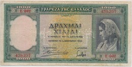 Görögország 1939. 1000D T:III-
Greece 1939. 1000 Drachmai C:VG
Krause 110.a - Non Classés