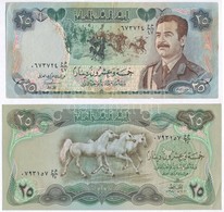 Irak 1980. 25D + 1986. 25D T:I--III
Iraq 1980. 25 Dinars + 1986. 25 Dinars C:AU-F - Non Classificati