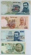 Izrael 7db-os Vegyes Bankjegy Tétel T:III
Israel 7pcs Of Various Banknotes C:F - Non Classificati