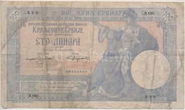 Szerbia 1905. 100D T:III,III-  
Serbia 1905. 100 Dinara C:F,VG
Krause 12. - Non Classificati