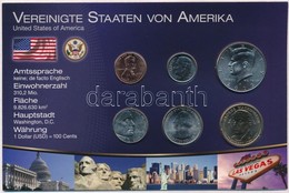 Amerikai Egyesült Államok 2005-2013. 1c-1$ (6xklf) Fémpénz Szettben T:1
USA 2005-2013. 1 Cent - 1 Dollar (6xdiff) Metal  - Zonder Classificatie