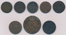 Ausztria 1800-1851A Rossz Tartású Rézpénz Tétel (8x) T:2-3-
Austria 1800-1581A Copper Coin Lot In Bad Condition (8x) C:X - Zonder Classificatie
