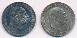 Ausztria 1915-1916. 1K Ag 'Ferenc József' (2xklf) T:2,2- Patina
Austria 1915-1916. 1 Corona 'Franz Joseph' (2xdiff) C:XF - Non Classificati