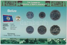 Belize 2000-2010. 1c-1$ (6xklf) Fémpénz Szettben, Holland Nyelvű Leírással T:1 
Belize 2000-2010. 1 Cent - 1 Dollar (6xd - Zonder Classificatie