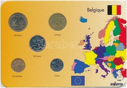 Belgium 1986-1998. 50c-50Fr (5xklf) Forgalmi Sor Karton Dísztokban T:2
Belgium 1986-1998. 50 Centimes - 50 Francs (5xdif - Non Classificati