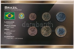 Brazília 2004-2013. 1c-1R (6xklf) Fémpénz Szettben, Német Nyelvű Leírással T:1
Brazil 2004-2013. 1 Centavo - 1 Real (6xd - Non Classificati