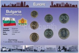 Bulgária 1999-2002. 1s-1L (7xklf) Fémpénz Szettben, Holland Nyelvű Leírással T:1 
Bulgaria 1999-2002. 1 Stotinka - 1 Lev - Non Classificati