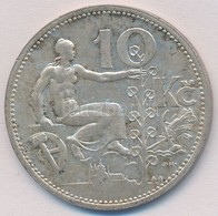 Csehszlovákia 1932. 10K Ag T:2 
Czechoslovakia 1932. 10 Korun Ag C:XF
Krause KM#15 - Non Classificati