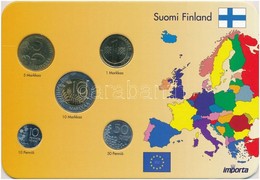 Finnország 1993-2000. 10p-10M (5xklf) Forgalmi Sor Karton Dísztokban T:1-,2
Finland 1993-2000. 10 Pennia - 10 Markkaa (5 - Unclassified