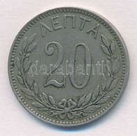 Görögország 1894A 20l Cu-Ni T:2
Greece 1894A 20 Lepta Cu-Ni C:XF
Krause KM#57 - Unclassified
