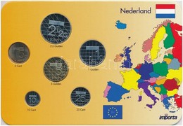 Hollandia 1999-2000. 5c-5G (6xklf) Forgalmi Sor Karton Dísztokban T:1,1-(eredetileg PP)
Netherlands 1999-2000. 5 Cents - - Unclassified