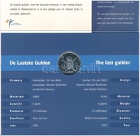 Hollandia 2001. 1G Ni 'Az Utolsó Gulden' Eredeti Díszkiadásban T:BU
Netherlands 2001. 1 Gulden Ni 'The Last Guilder' In  - Zonder Classificatie