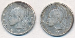 Libéria 1960-1961. 25c Ag (2xklf) T:2,2-
Liberia 1960-1961. 25 Cents Ag (2xdiff) C:XF,VF - Unclassified