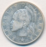 Libéria 1960. 50c Ag T:2,2-
Liberia 1960. 50 Cents Ag C:XF,VF - Zonder Classificatie