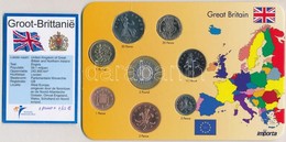 Nagy-Britannia 1997-2000. 1p-2Ł (8xklf) Forgalmi Sor Karton Dísztokban T:1-,2
Great Britain 1997-2000. 1 Penny - 2 Pound - Unclassified