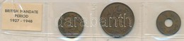 Palesztina 1941-1943. 1m-5m (3xklf) érmék Fóliatokban T:2
Palestine 1941-1943. 1 Mil - 5 Mils (3xdiff) Coins In Foil Pac - Zonder Classificatie
