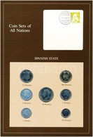 Spanyolország 1983-1985. 1P-100P (7xklf), 'Coin Sets Of All Nations' Forgalmi Szett Felbélyegzett Kartonlapon T:1 
Spain - Sin Clasificación