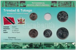 Trinidad és Tobago 1995-2006. 1c-1$ (6xklf) Fémpénz Szettben T:1 
Trinidad And Tobago 1995-2006. 1 Cent - 1 Dollar (6xdi - Zonder Classificatie