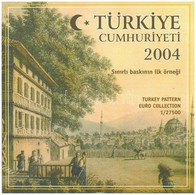 Törökország 2004. 1c-2EUR (8xklf) Euro Próbaveretek Szettben T:BU 
Turkey 2004. 1 Cent - 2 Euro (8xdiff) Euro Trial Mint - Zonder Classificatie
