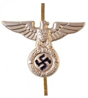 Német Harmadik Birodalom DN Birodalmi Sas Jelvény, Festett, Modern? (38x26mm) T:1-
German Third Reich ND Imperial Eagle  - Non Classificati